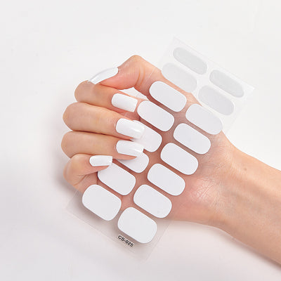 Calcomanías de Uñas Adhesivas Impermeables con Letras y Colores - Image 21