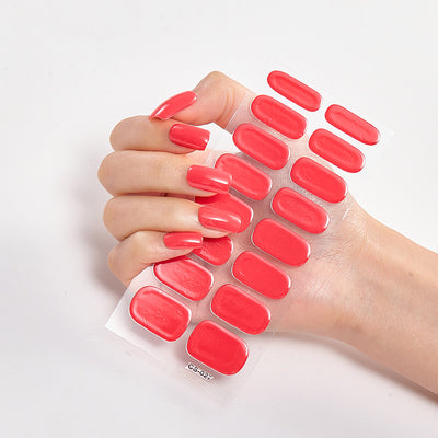 Calcomanías de Uñas Adhesivas Impermeables con Letras y Colores - Image 25