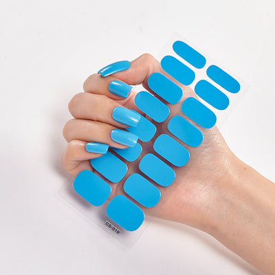 Calcomanías de Uñas Adhesivas Impermeables con Letras y Colores - Image 26