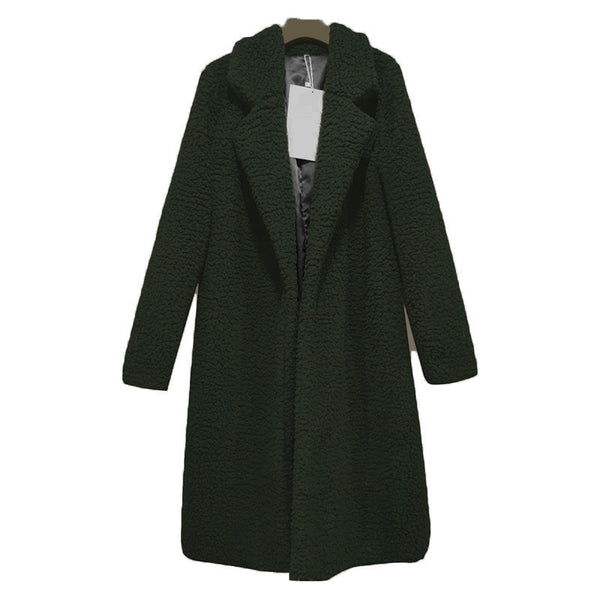 Cardigan de Lana Merino Largo Suelto para Mujer