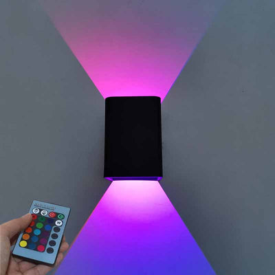 Lámpara LED Luminosa de Pared Cuadrada para Mesita de Noche - Image 10
