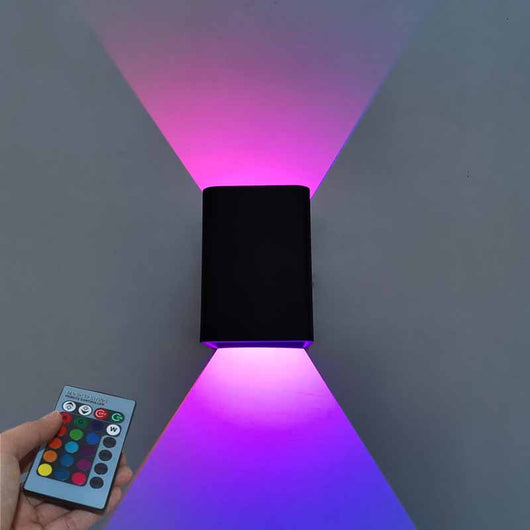 Lámpara LED Luminosa de Pared Cuadrada para Mesita de Noche - Image 10