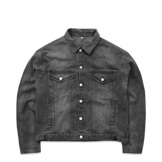 Chaqueta Denim Oversized Vaporwave con Estampado Graffiti - Tallas Grandes - Image 10