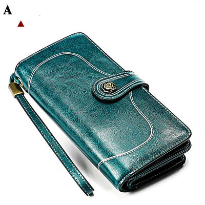 Cartera Larga para Mujer en Cuero Genuino Suave - Image 17