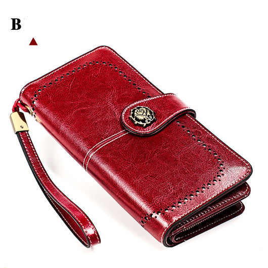 Cartera Larga para Mujer en Cuero Genuino Suave - Image 19
