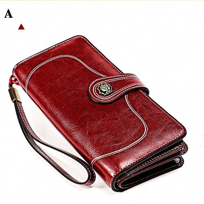 Cartera Larga para Mujer en Cuero Genuino Suave - Image 9