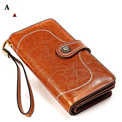 Cartera Larga para Mujer en Cuero Genuino Suave - Image 11