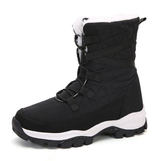 Botas de Nieve Térmicas de Felpa Gruesa para Mujer - Image 10