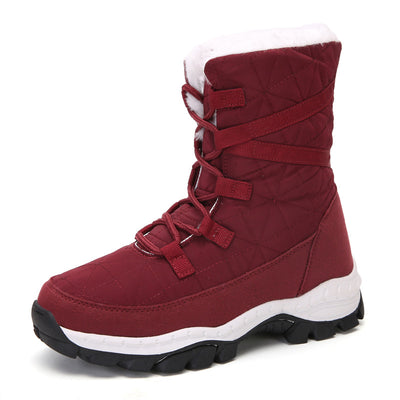 Botas de Nieve Térmicas de Felpa Gruesa para Mujer