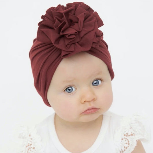 Turbante Elástico Floral para Bebé - Cinta Ancha con Nudo Decorativo - Image 14
