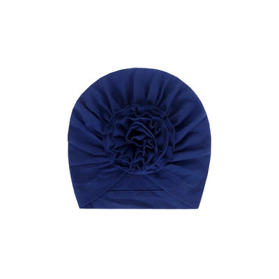 Turbante Elástico Floral para Bebé - Cinta Ancha con Nudo Decorativo - Image 4