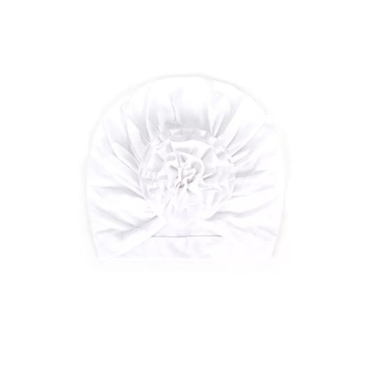 Turbante Elástico Floral para Bebé - Cinta Ancha con Nudo Decorativo - Image 2