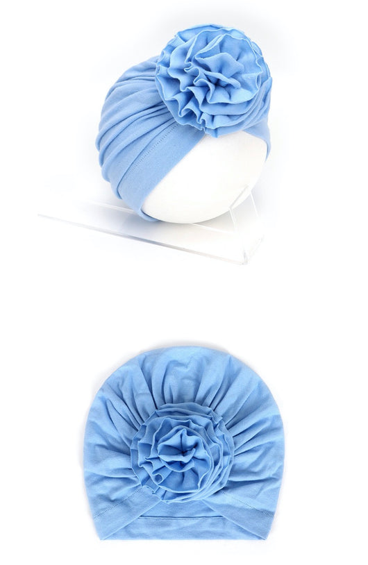 Turbante Elástico Floral para Bebé - Cinta Ancha con Nudo Decorativo - Image 13