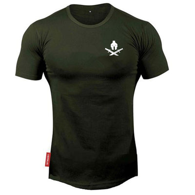 Playera Deportiva Ajustada para Correr y Fitness de Manga Corta