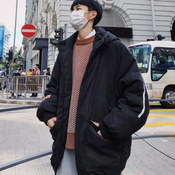Chaqueta Acolchada Oversize para Hombre | Estilo Urbano Juvenil