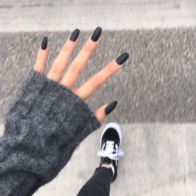 Uñas Postizas Trapezoidales Frost Ballet - Diseño Elegante Listo para Usar - Image 23