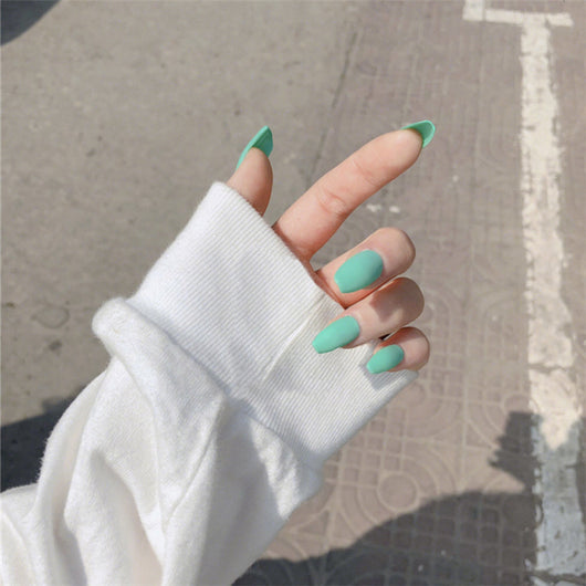 Uñas Postizas Trapezoidales Frost Ballet - Diseño Elegante Listo para Usar - Image 22