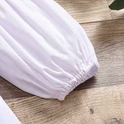 Cardigan Denim Niña Cuello Tejido Algodón con Corbata Elástica Estilo Europeo - Image 9