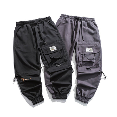 Pantalones de Trabajo Casuales con Cintura Elástica y Cordón Ajustable - Image 9