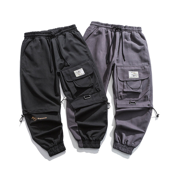 Pantalones de Trabajo Casuales con Cintura Elástica y Cordón Ajustable
