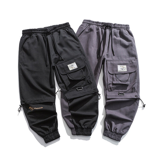 Pantalones de Trabajo Casuales con Cintura Elástica y Cordón Ajustable