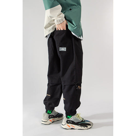 Pantalones de Trabajo Casuales con Cintura Elástica y Cordón Ajustable - Image 5