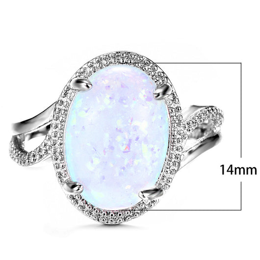 Anillo de Ópalo Elegante para Mujer - Joya de Moda Contemporánea - Image 8