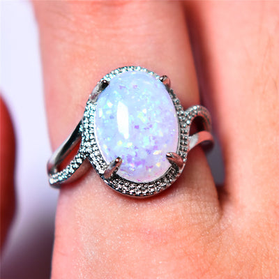 Anillo de Ópalo Elegante para Mujer - Joya de Moda Contemporánea - Image 6