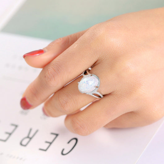 Anillo de Ópalo Elegante para Mujer - Joya de Moda Contemporánea - Image 7