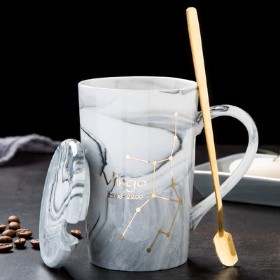 Taza de Cerámica Nórdica con Constelaciones del Zodíaco - Image 46