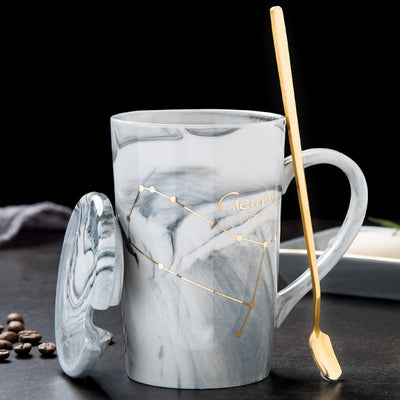 Taza de Cerámica Nórdica con Constelaciones del Zodíaco - Image 42
