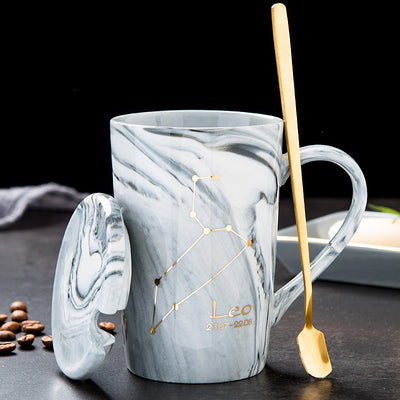 Taza de Cerámica Nórdica con Constelaciones del Zodíaco - Image 53