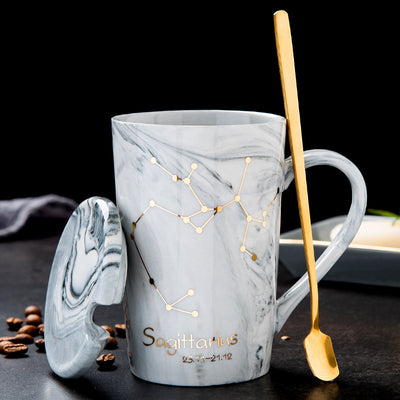 Taza de Cerámica Nórdica con Constelaciones del Zodíaco - Image 57