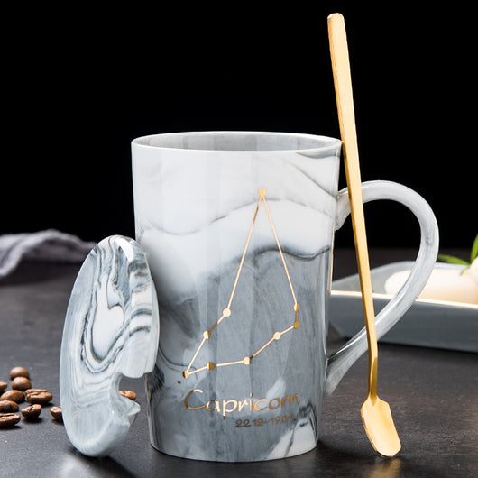 Taza de Cerámica Nórdica con Constelaciones del Zodíaco - Image 10