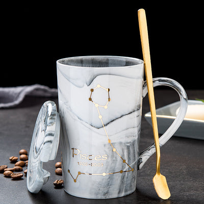 Taza de Cerámica Nórdica con Constelaciones del Zodíaco - Image 12