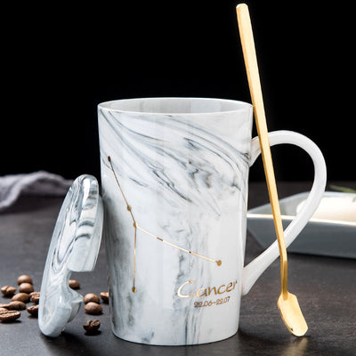 Taza de Cerámica Nórdica con Constelaciones del Zodíaco - Image 4