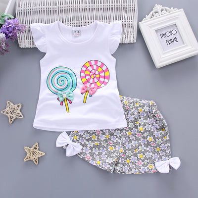 Conjunto Infantil de Dos Piezas Estilo Coreano con Dibujos Animados - Image 10