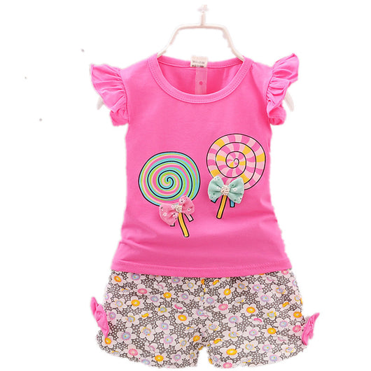 Conjunto Infantil de Dos Piezas Estilo Coreano con Dibujos Animados - Image 8
