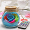 Botella de Deseos con Flores de Jabón Multicolor - Regalo Perfecto para Cumpleaños