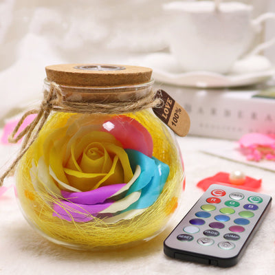 Botella de Deseos con Flores de Jabón Multicolor - Regalo Perfecto para Cumpleaños - Image 12