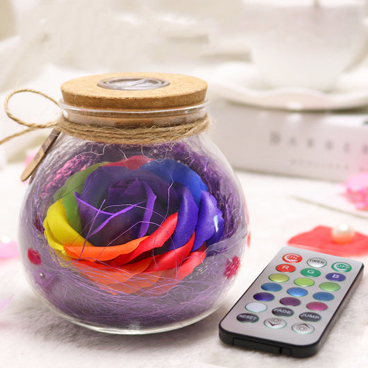 Botella de Deseos con Flores de Jabón Multicolor - Regalo Perfecto para Cumpleaños - Image 7