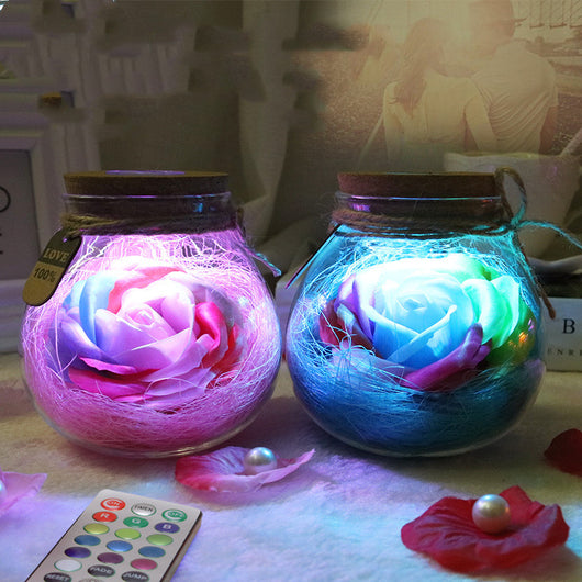 Botella de Deseos con Flores de Jabón Multicolor - Regalo Perfecto para Cumpleaños - Image 10