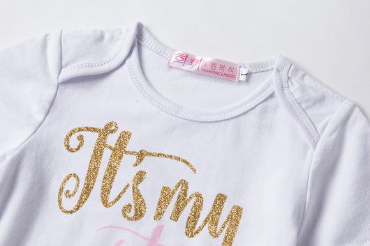 Vestido de Gasa Estampado Inglés para Niña - Traje de Cumpleaños - Image 8