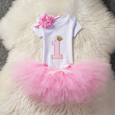 Vestido de Gasa Estampado Inglés para Niña - Traje de Cumpleaños - Image 10