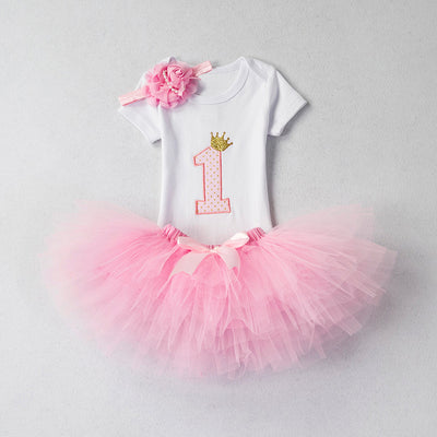Vestido de Gasa Estampado Inglés para Niña - Traje de Cumpleaños - Image 9