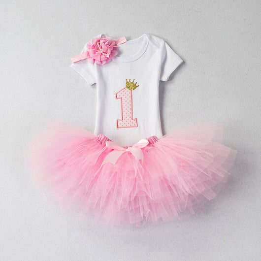Vestido de Gasa Estampado Inglés para Niña - Traje de Cumpleaños - Image 9