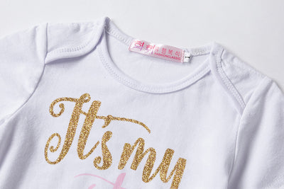Vestido de Gasa Estampado Inglés para Niña - Traje de Cumpleaños - Image 5