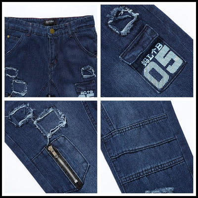 Jeans Slim Fit Rotos con Estilo Urbano - Image 6