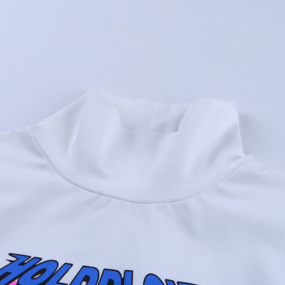 Blusa Ajustada de Cuello Alto con Manga Larga para Mujer - Image 8