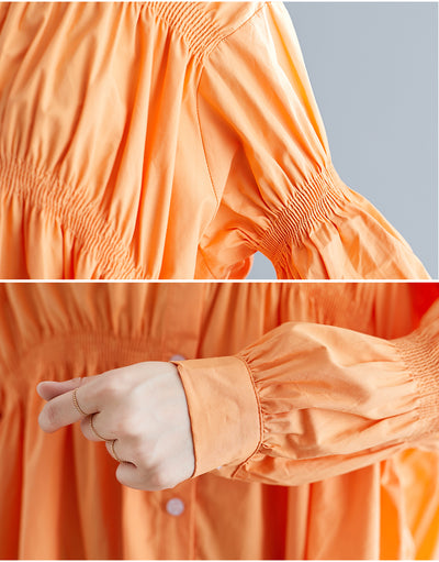 Camisa Western Oversized de Manga Larga con Cuello Parado y Diseño Asimétrico - Image 4